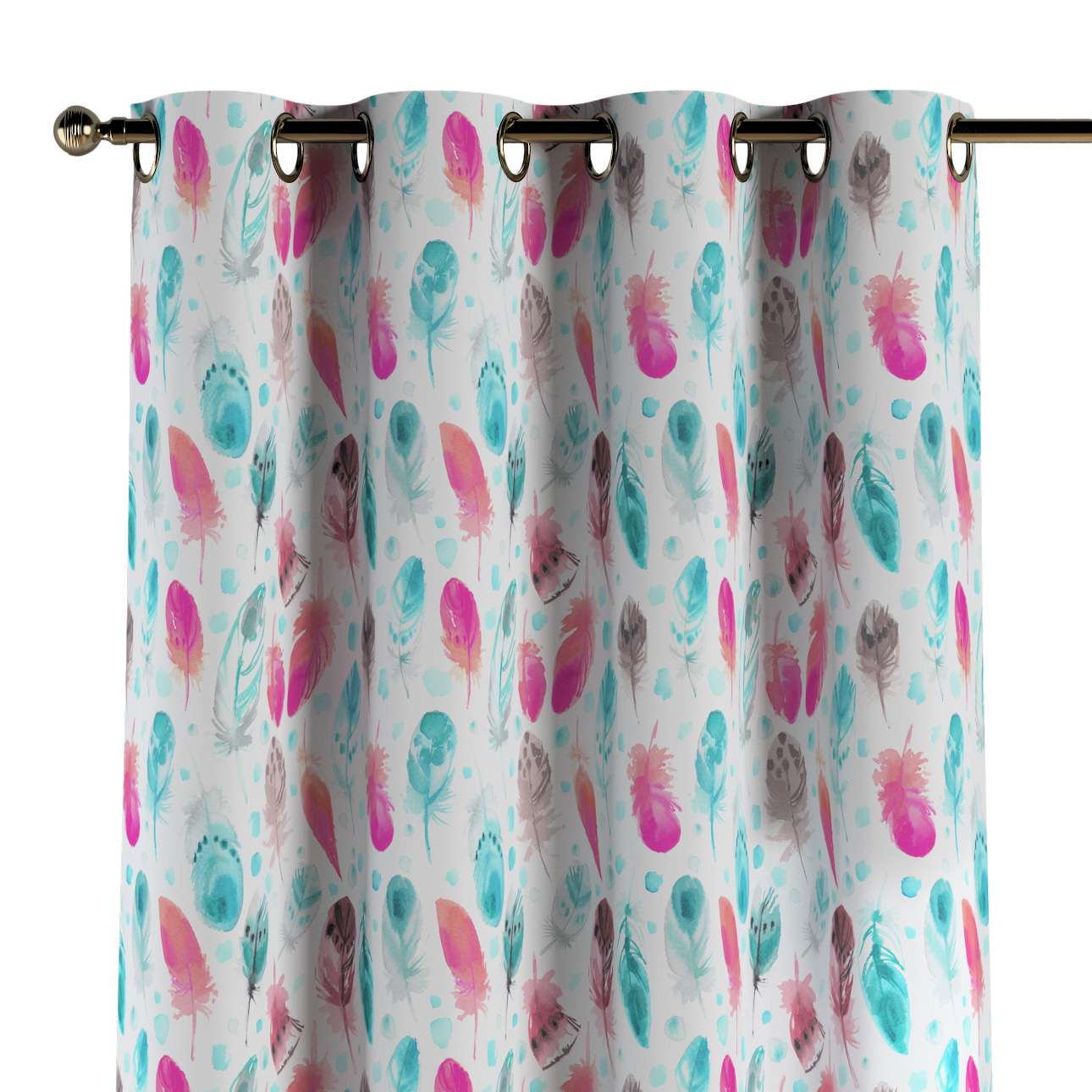 Draperie pentru copii, Magic Eyelet Feather, 130 x 260 cm