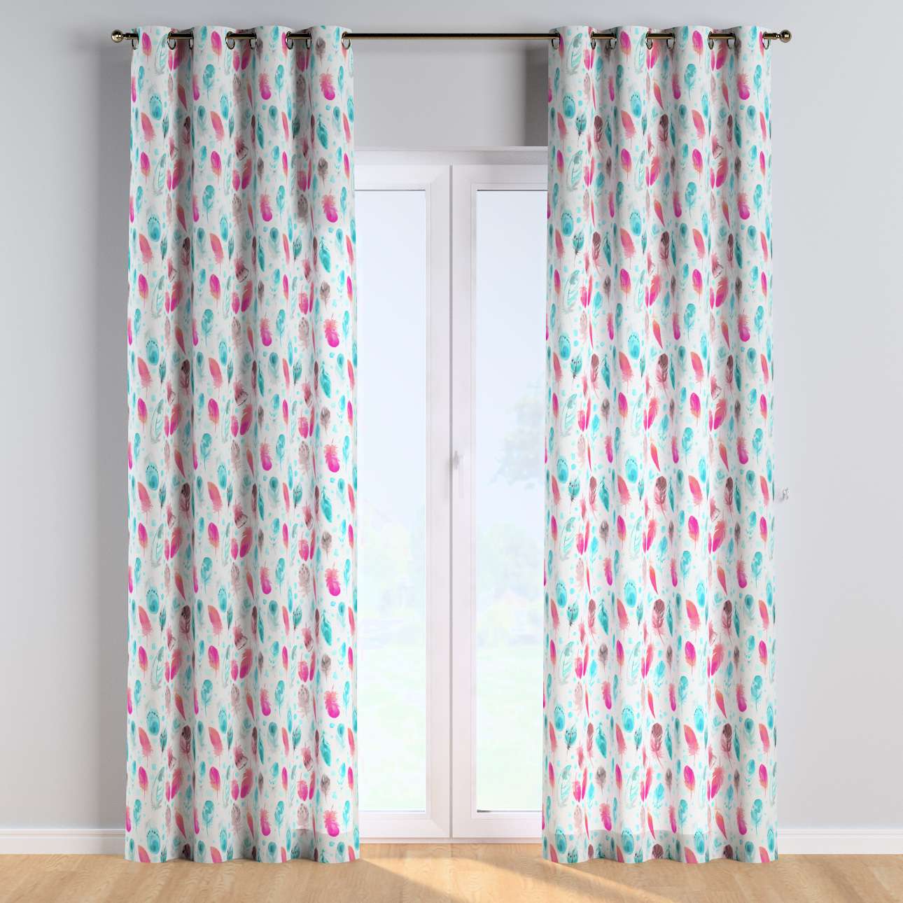 Draperie pentru copii, Magic Eyelet Feather, 130 x 260 cm (2)