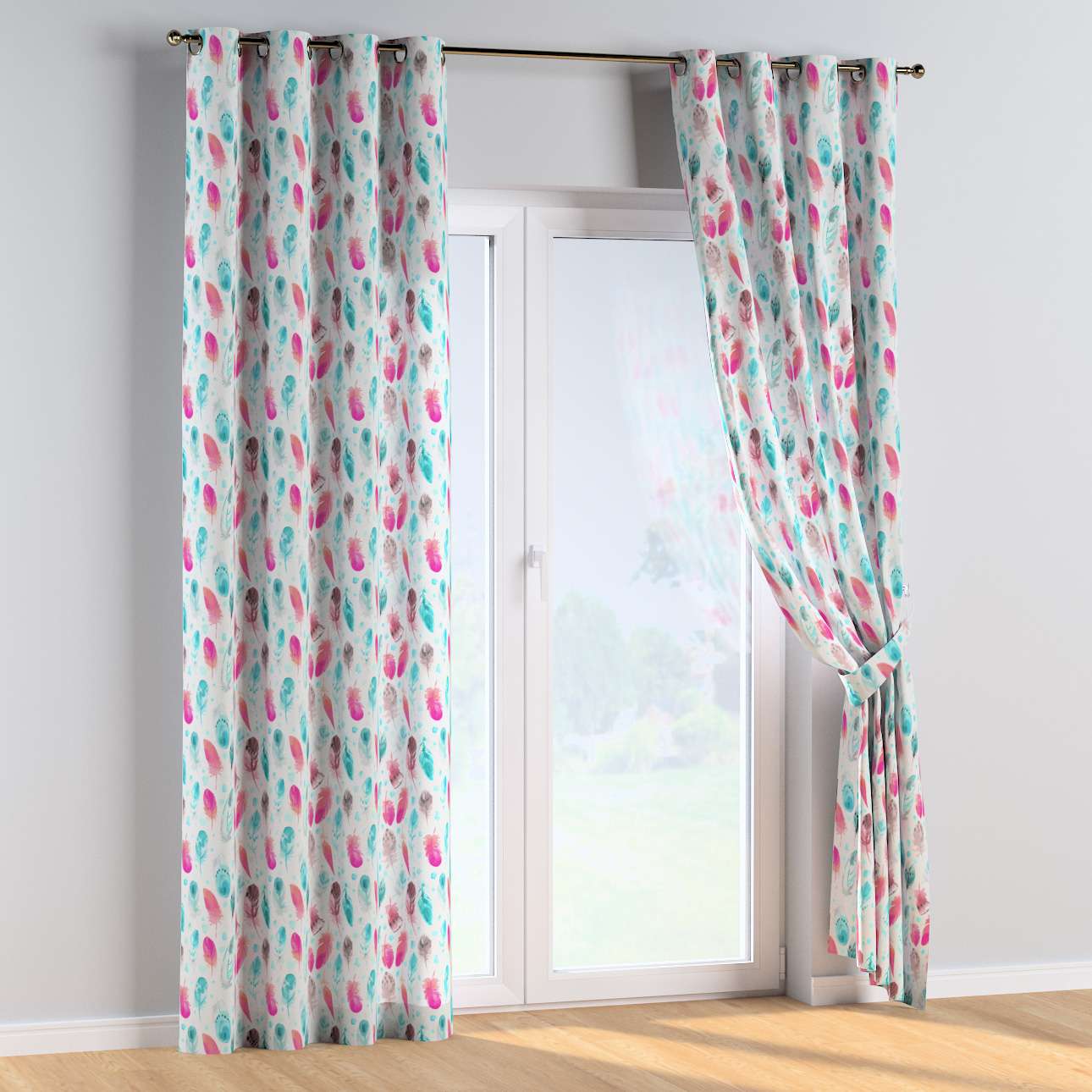 Draperie pentru copii, Magic Eyelet Feather, 130 x 260 cm (3)