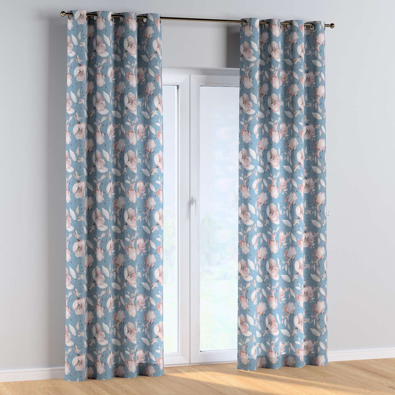 Draperie pentru copii, Magic Eyelet Flowers, 130 x 260 cm (1)