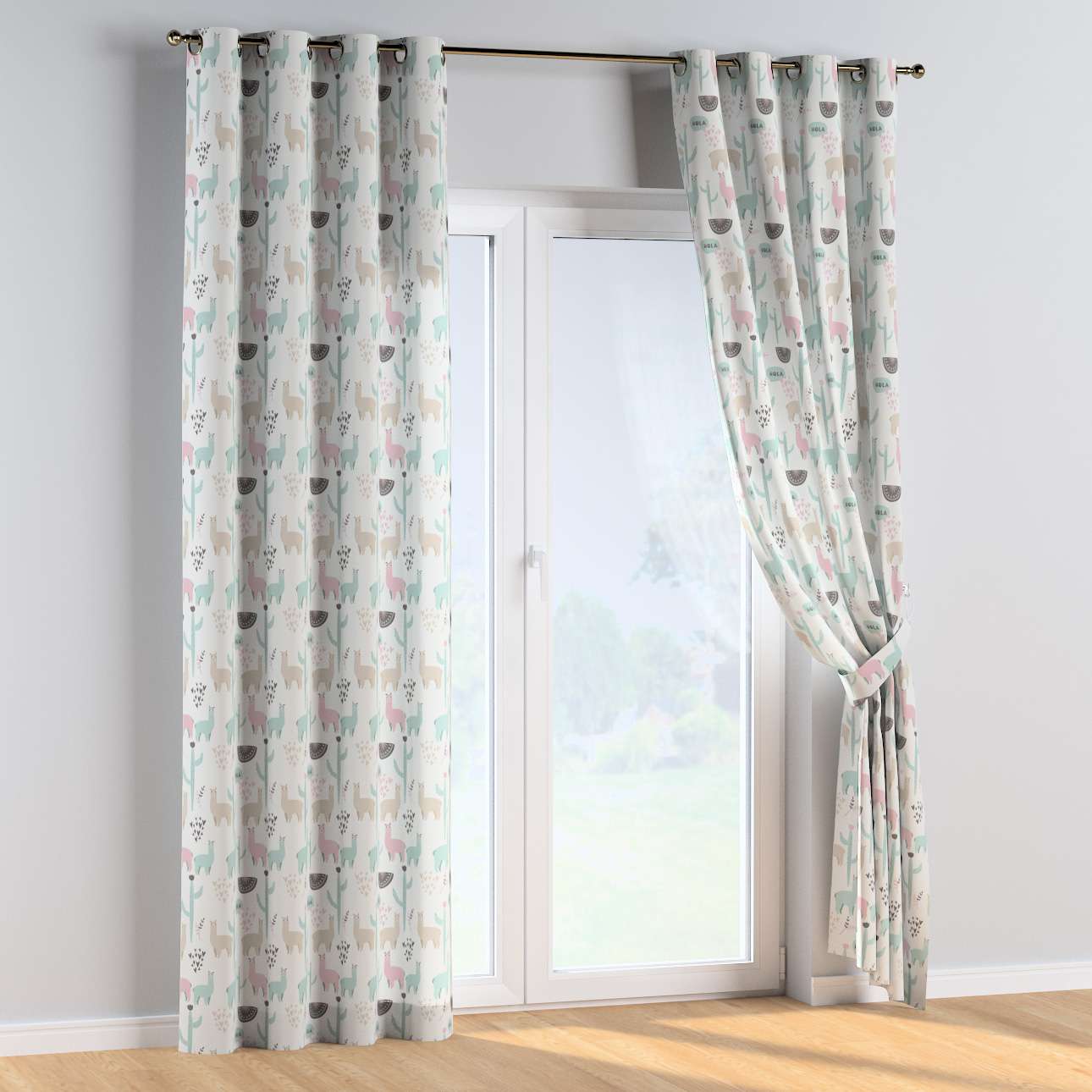 Draperie pentru copii, Magic Eyelet Llama, 130 x 260 cm (3)