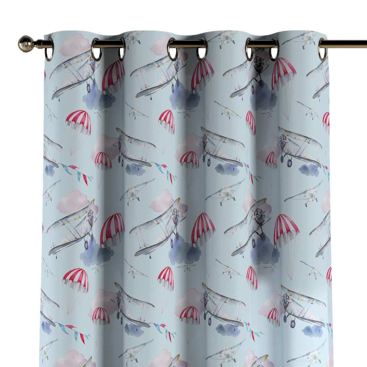 Draperie pentru copii, Magic Eyelet Planes, 130 x 260 cm