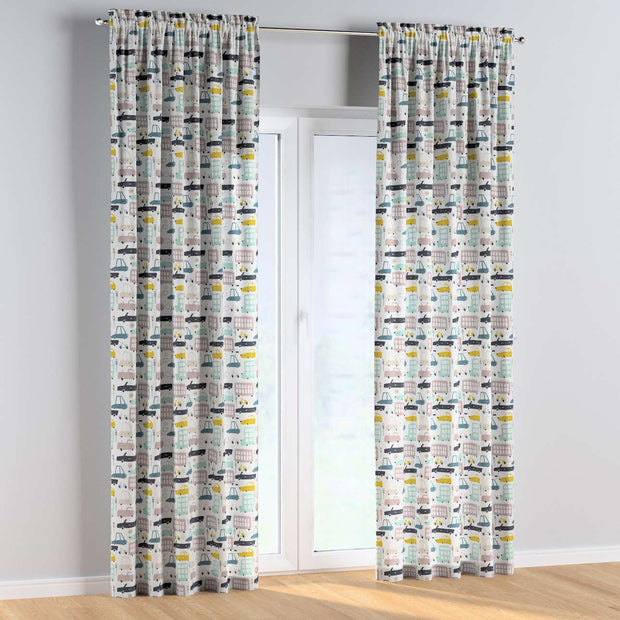 Draperie pentru copii, Magic Slot Cars, 130 x 260 cm (1)