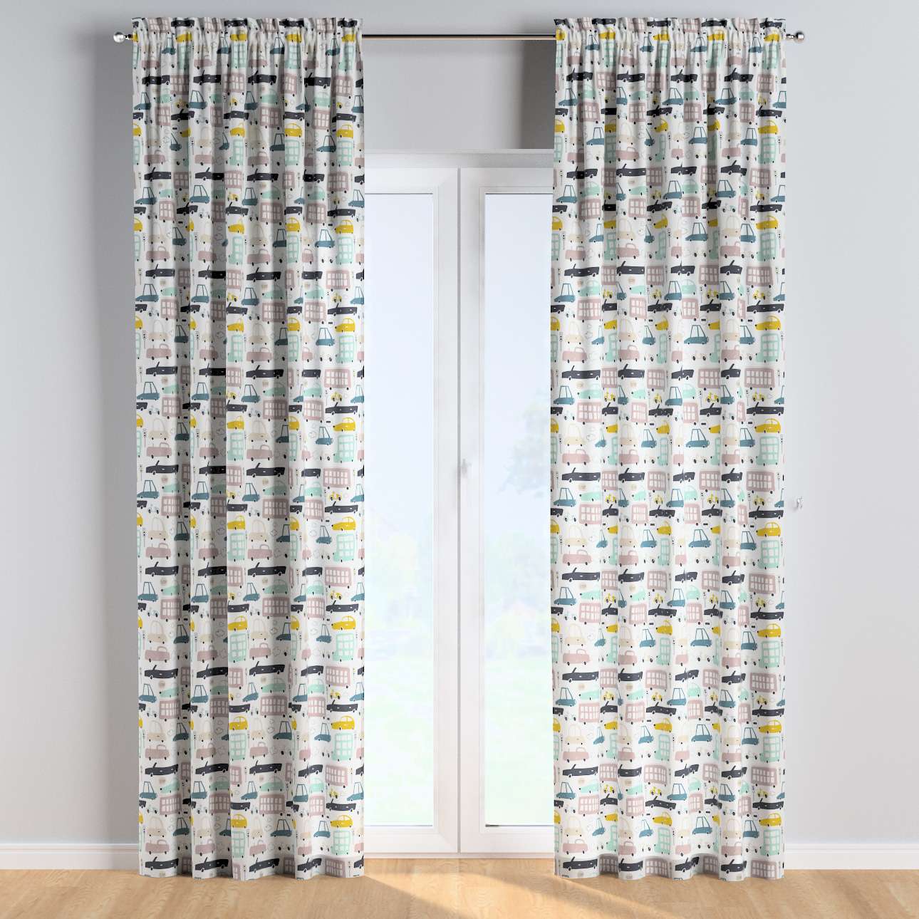 Draperie pentru copii, Magic Slot Cars, 130 x 260 cm (2)