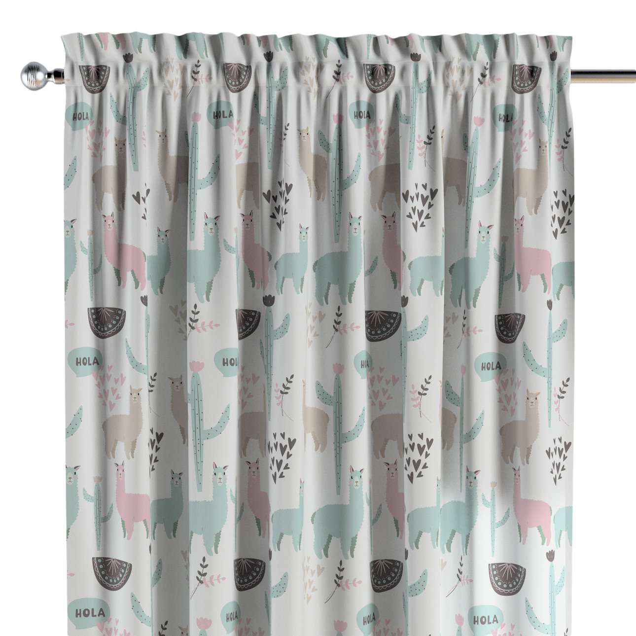 Draperie pentru copii, Magic Slot Llama, 130 x 260 cm