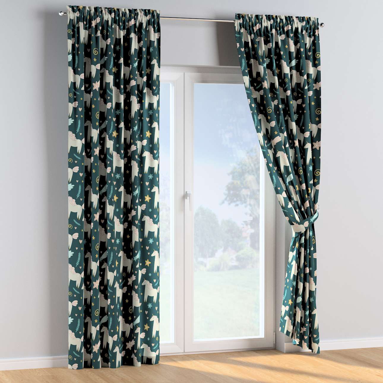 Draperie pentru copii, Magic Slot Unicorn, 130 x 260 cm (2)