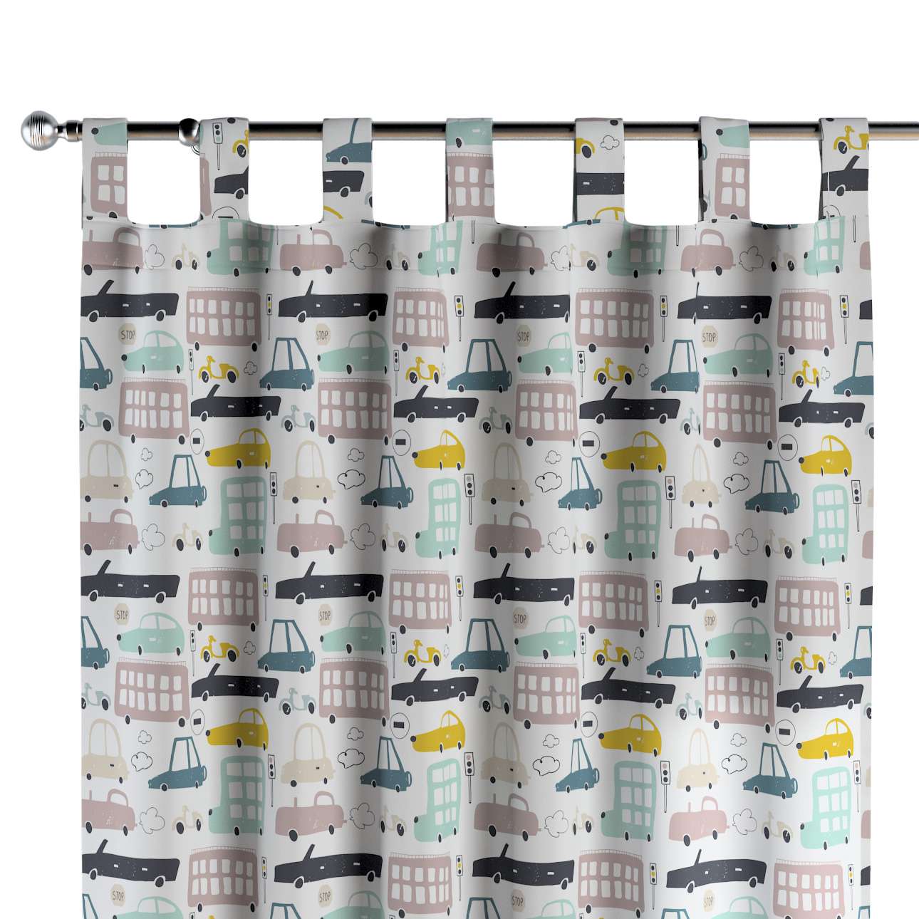 Draperie pentru copii, Magic Tab Cars, 130 x 260 cm