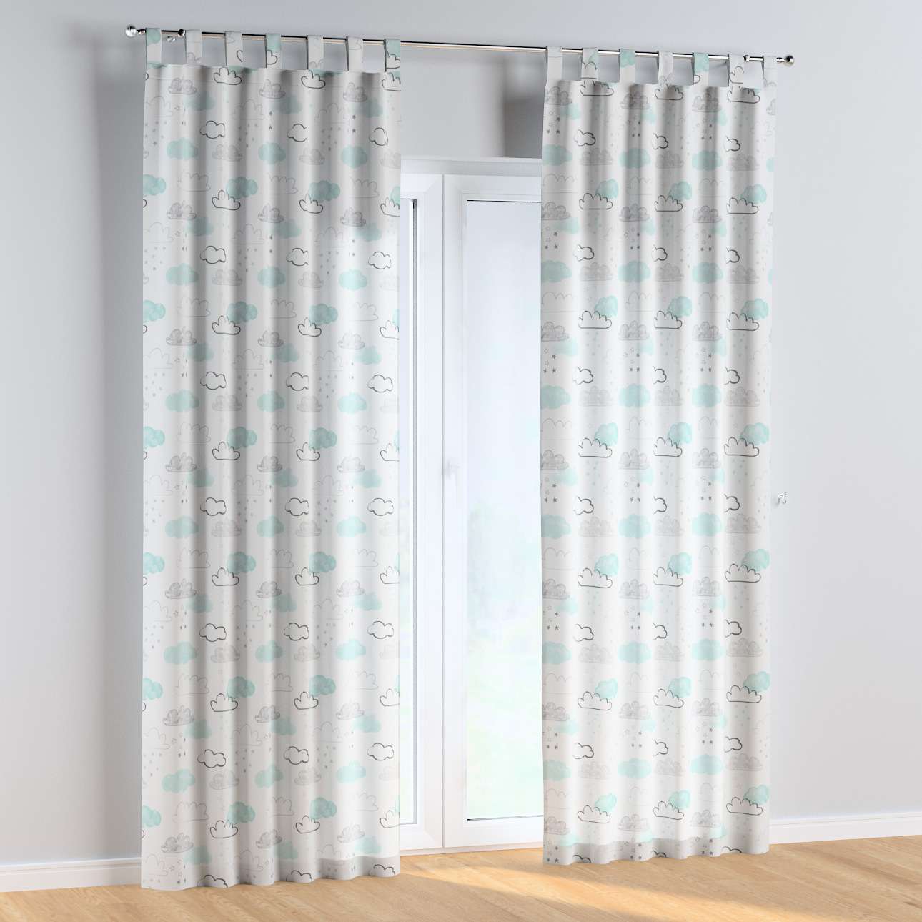 Draperie pentru copii, Magic Tab Clouds, 130 x 260 cm (1)