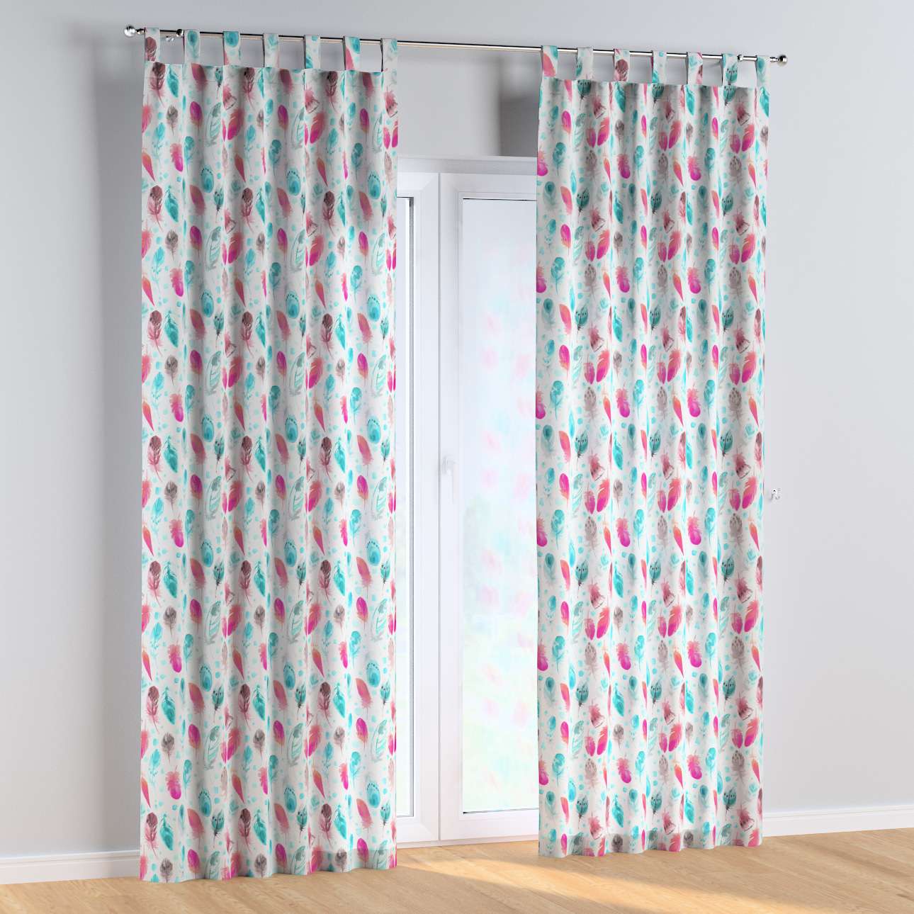 Draperie pentru copii, Magic Tab Feather, 130 x 260 cm (1)