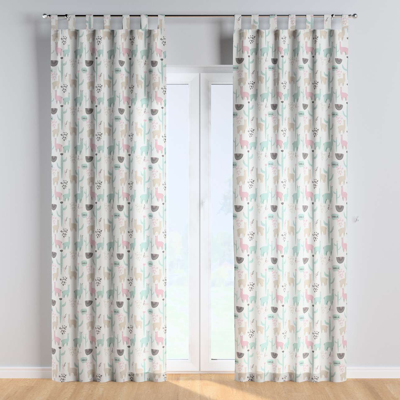 Draperie pentru copii, Magic Tab Llama, 130 x 260 cm (2)