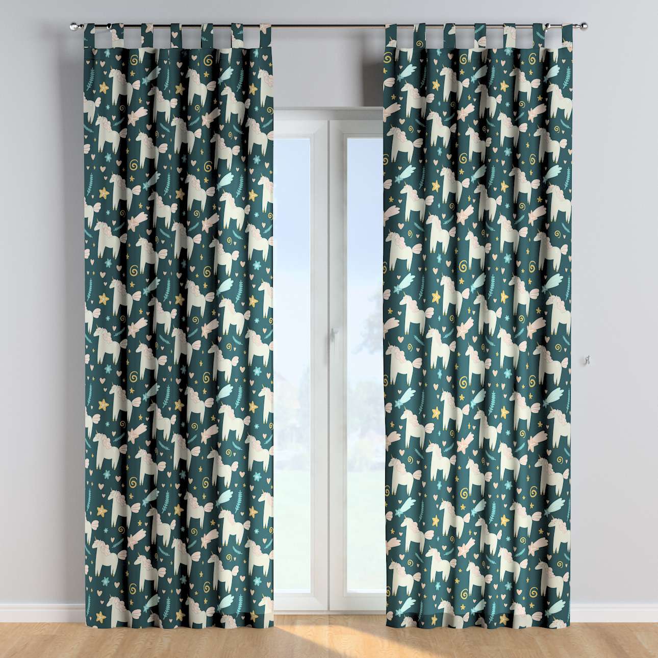 Draperie pentru copii, Magic Tab Unicorn, 130 x 260 cm (1)