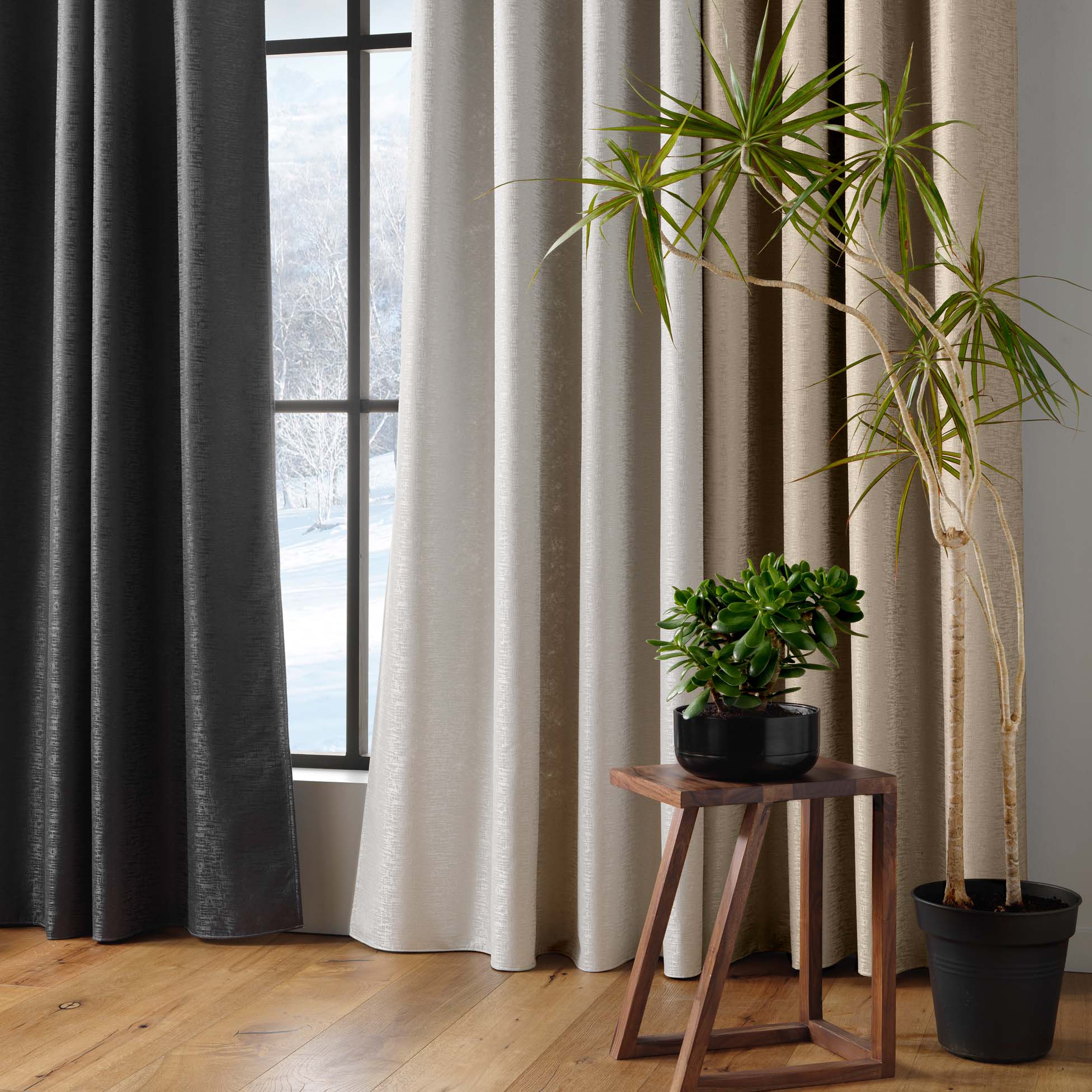 U10 Draperie Polarine Antracit, 140 x 260 cm