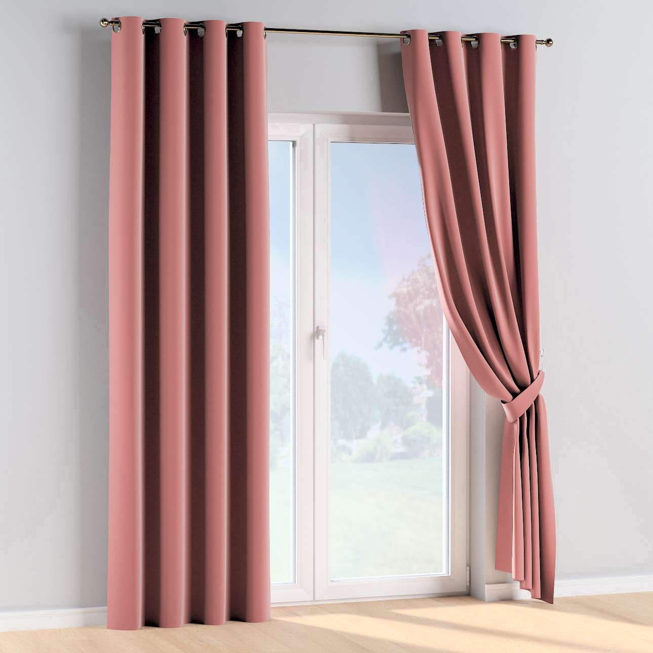 Draperie Posh Velvet Eyelet Roz, 130 x 260 cm (3)