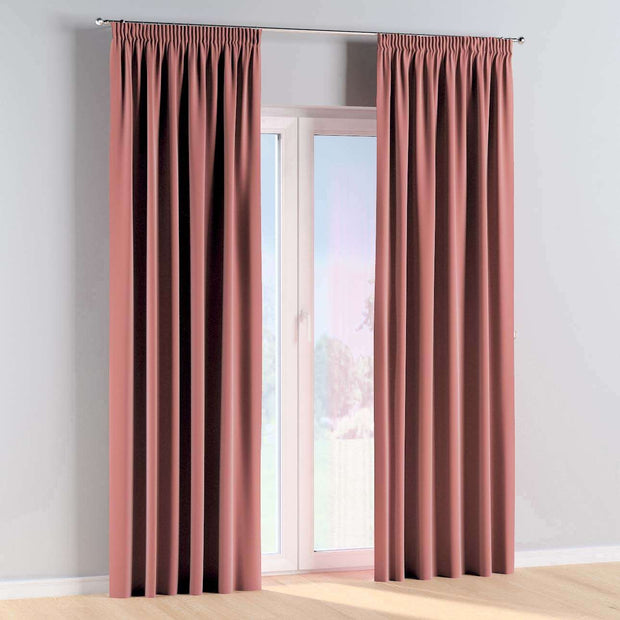 Draperie Posh Velvet Pencil Roz, 130 x 260 cm (1)