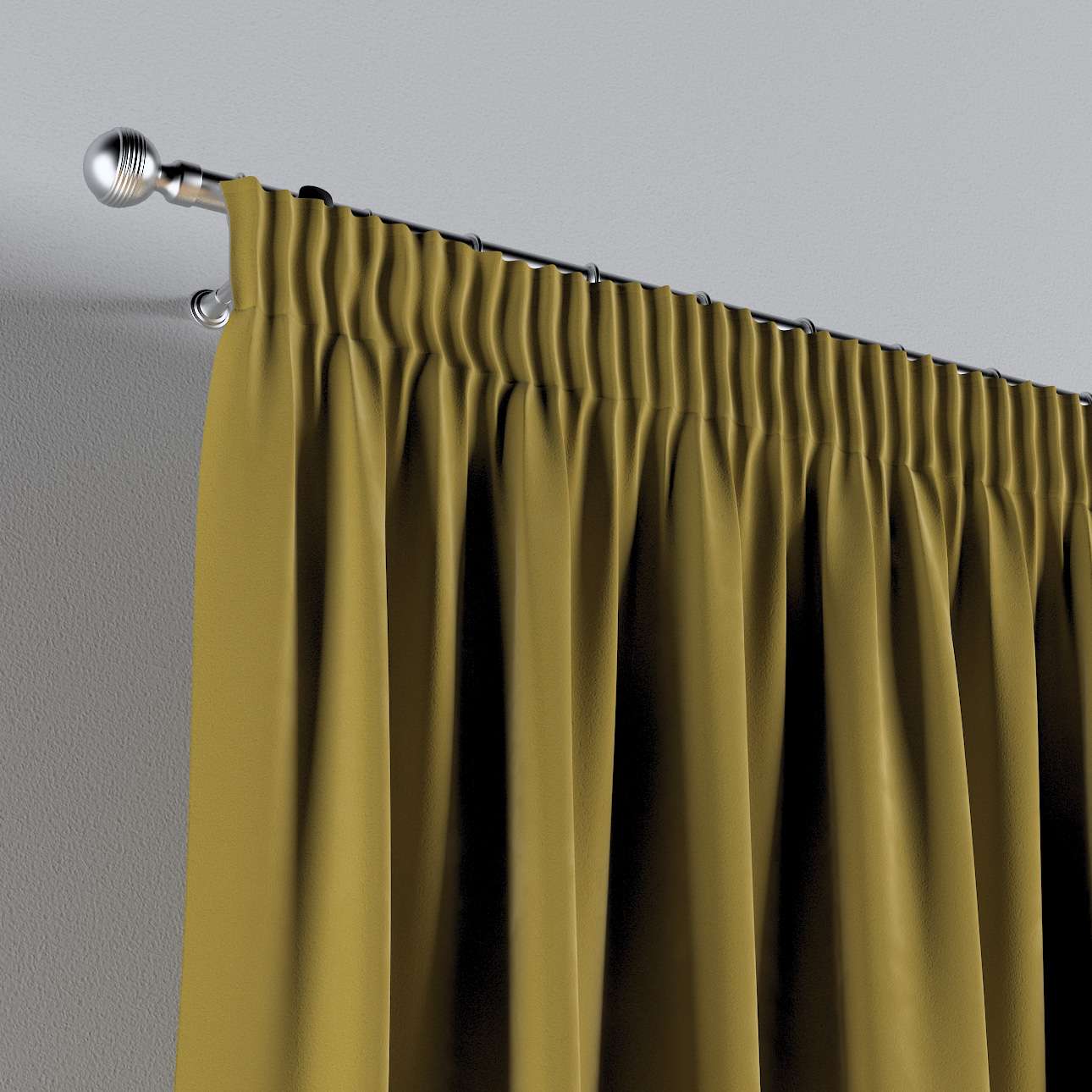 Draperie Posh Velvet Pencil Verde, 130 x 260 cm (3)