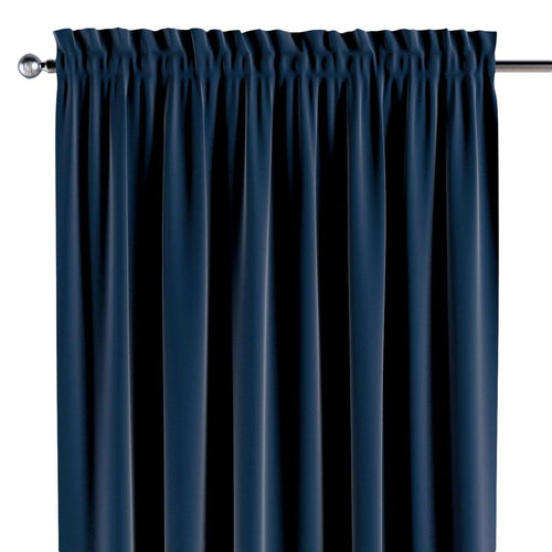 Draperie Posh Velvet Slot Albastru, 130 x 260 cm
