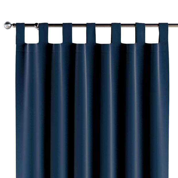 Draperie Posh Velvet Tab Albastru, 130 x 260 cm