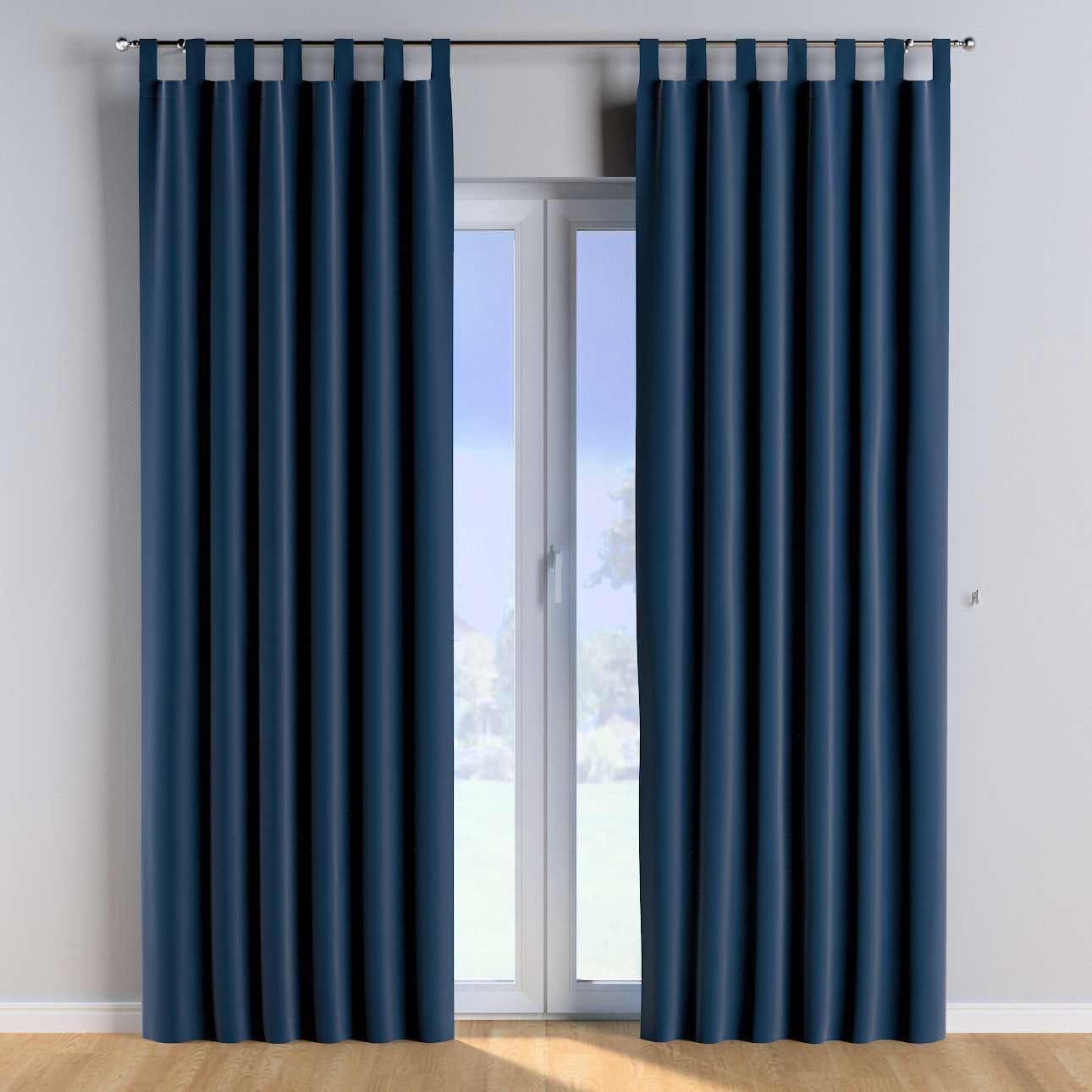 Draperie Posh Velvet Tab Albastru, 130 x 260 cm (2)