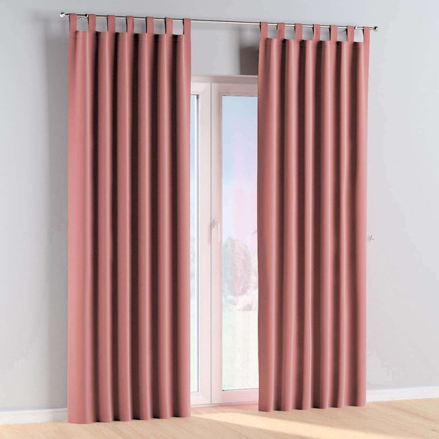Draperie Posh Velvet Tab Roz, 130 x 260 cm (1)