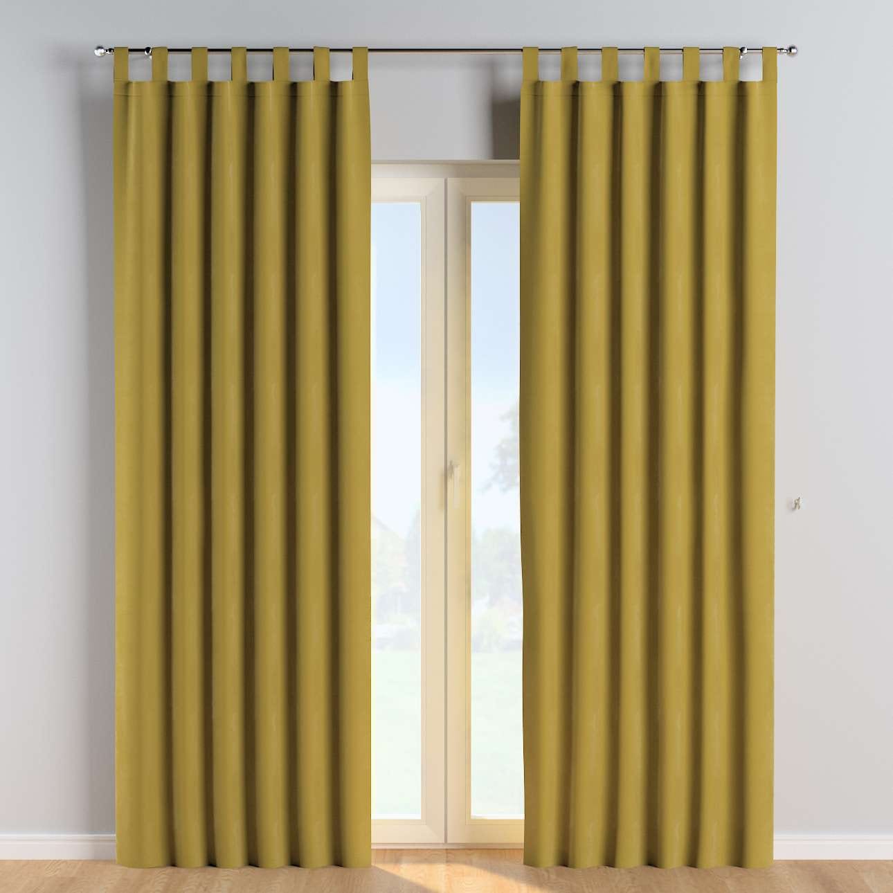 Draperie Posh Velvet Tab Verde, 130 x 260 cm (1)