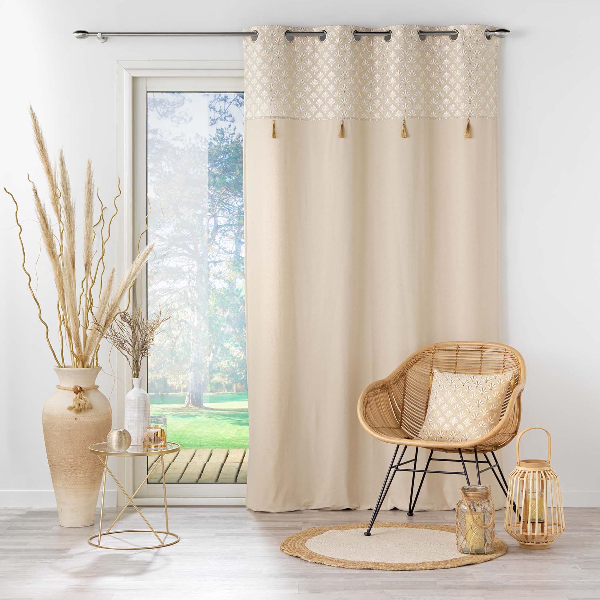 U10 Draperie Rafina Bej, 140 x 240 cm