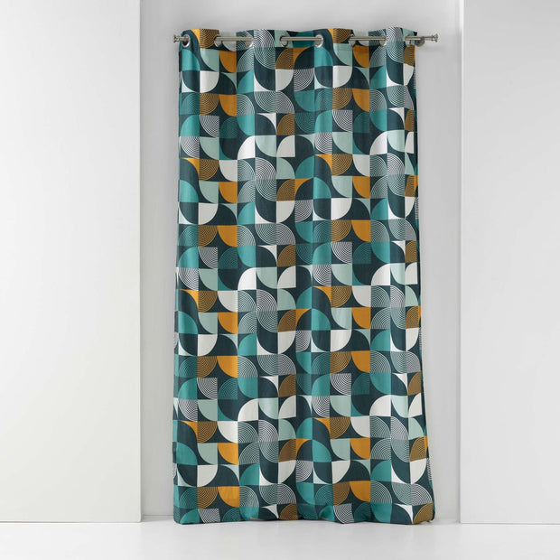 Draperie Rythmo Albastru Inchis, 140 x 240 cm