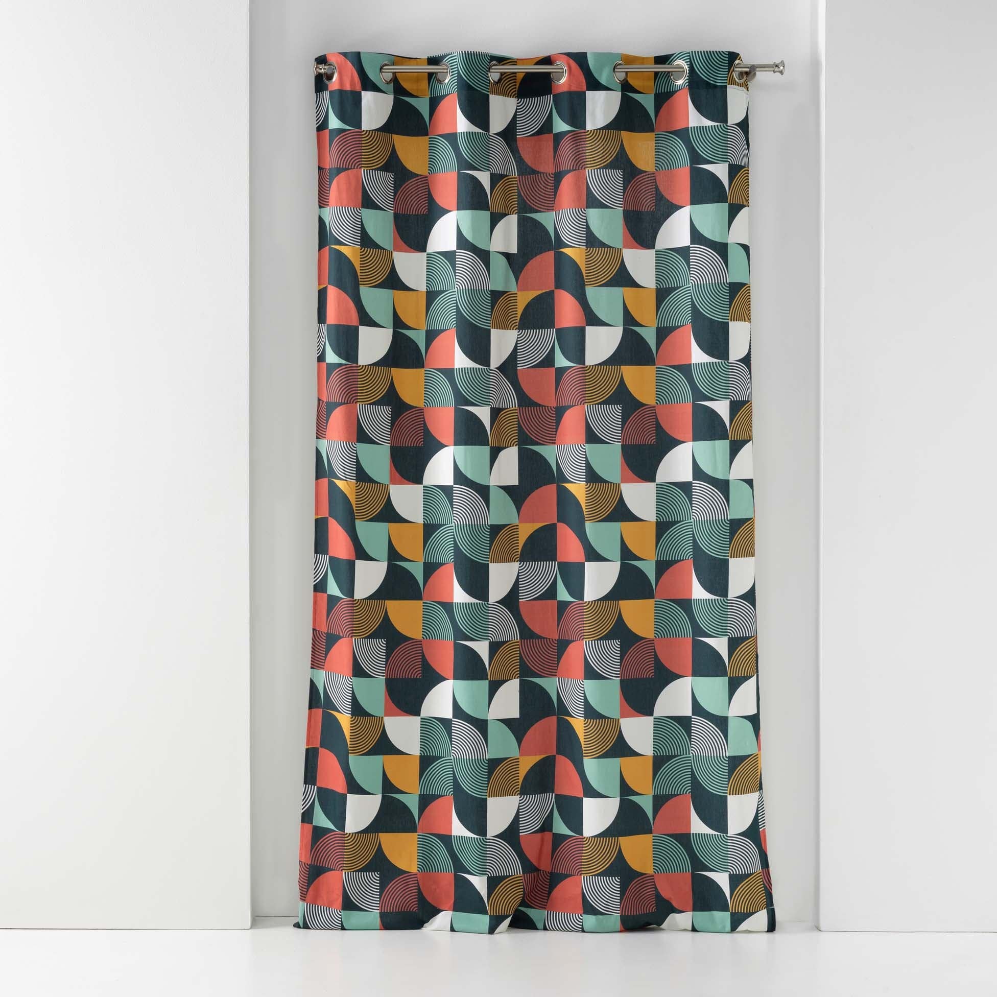 Draperie Rythmo Portocaliu, 140 x 240 cm