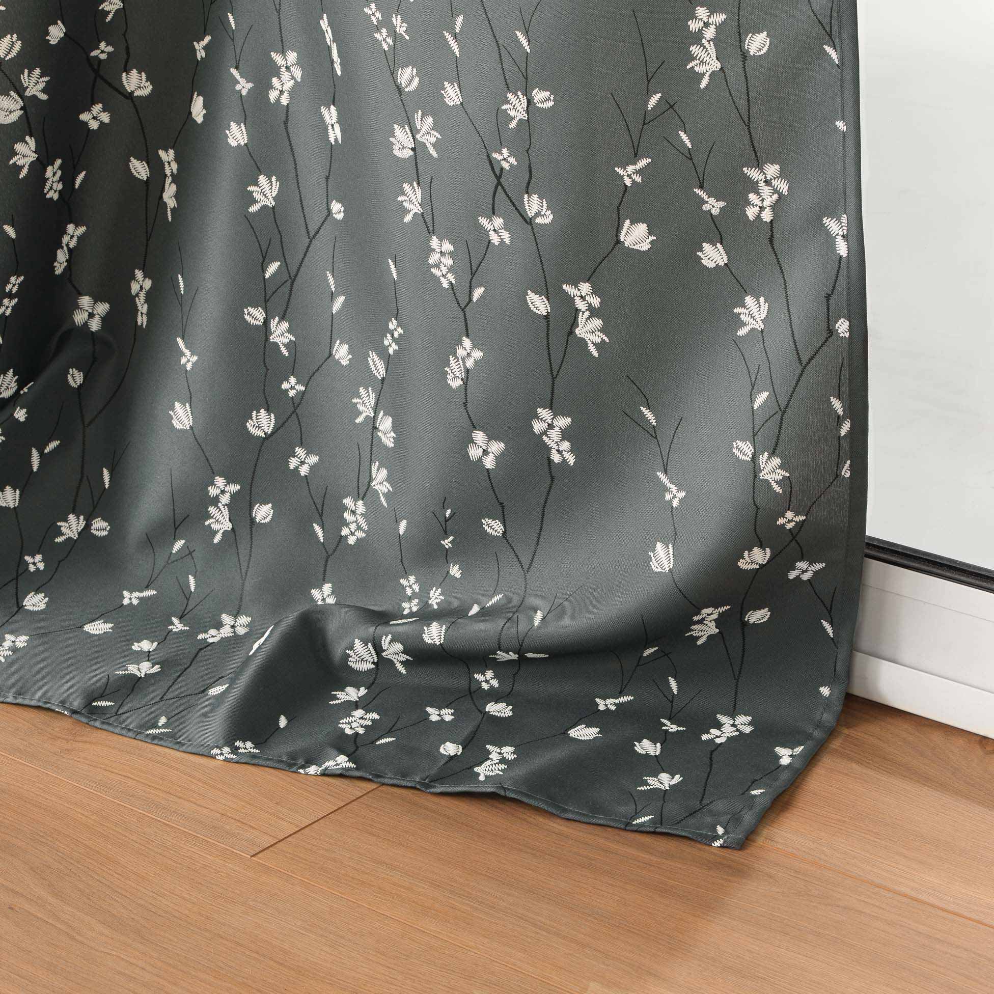 Draperie Sakura Antracit, 140 x 260 cm (4)