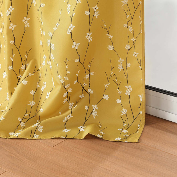 Draperie Sakura Galben, 140 x 260 cm (4)