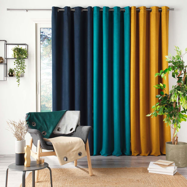 Draperie Sultane Petrol, 140 x 240 cm (1)