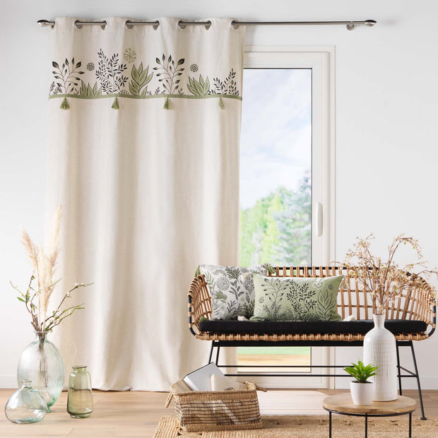 Draperie Suzanne Verde, 140 x 240 cm (1)