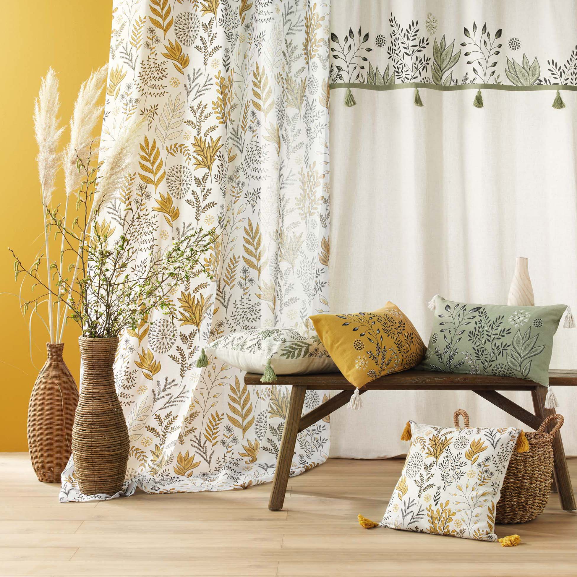 Draperie Suzanne Verde, 140 x 240 cm (2)