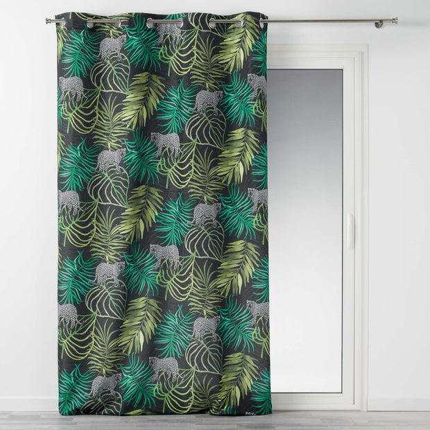 U10 Draperie Tropical Green Bej, 140 x 260 cm