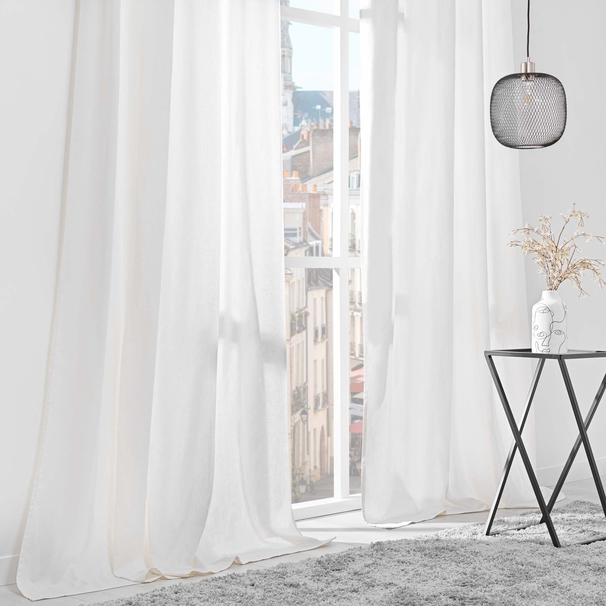 U10 Draperie Twily Alb, 135 x 260 cm