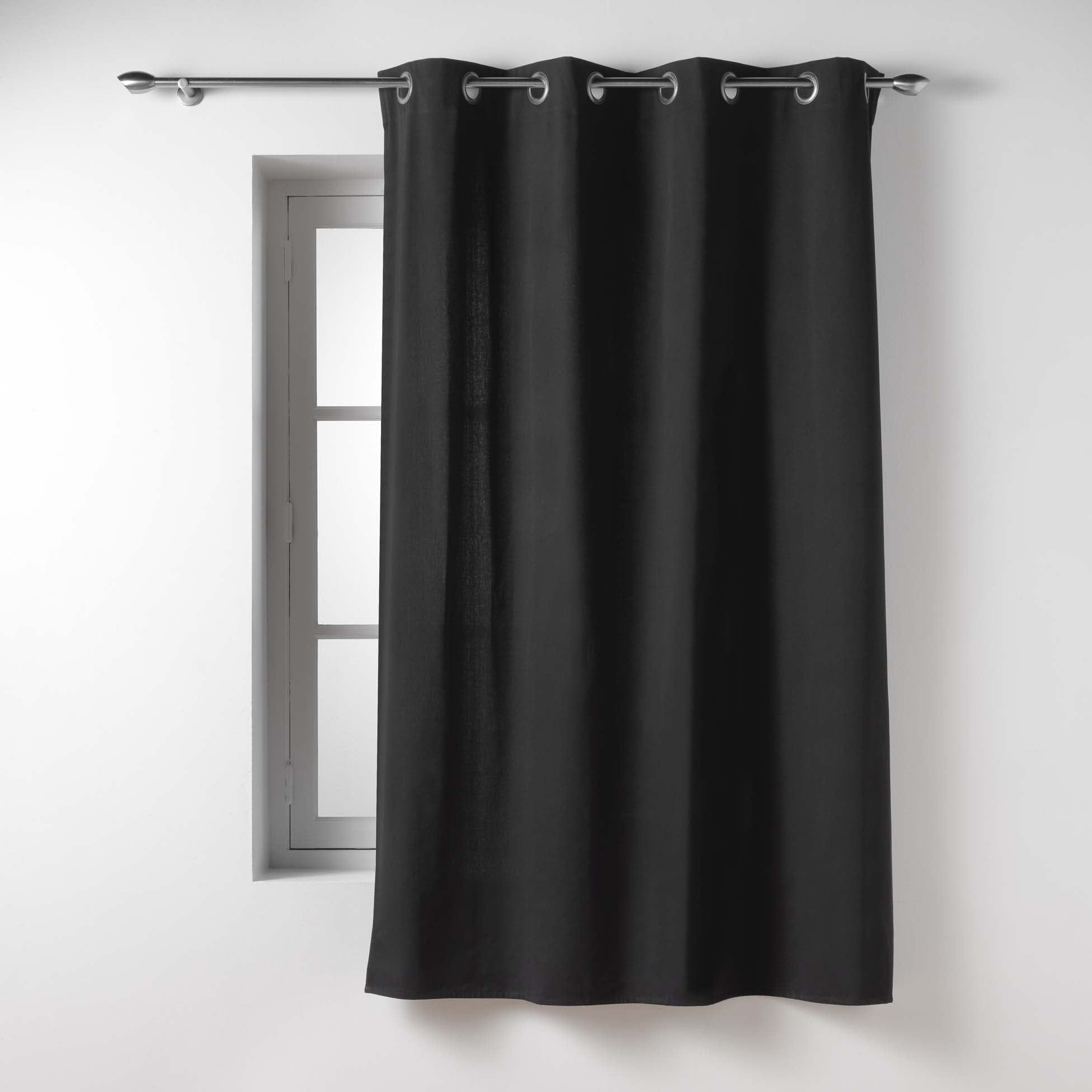 Draperie Twily Negru, 135 x 180 cm