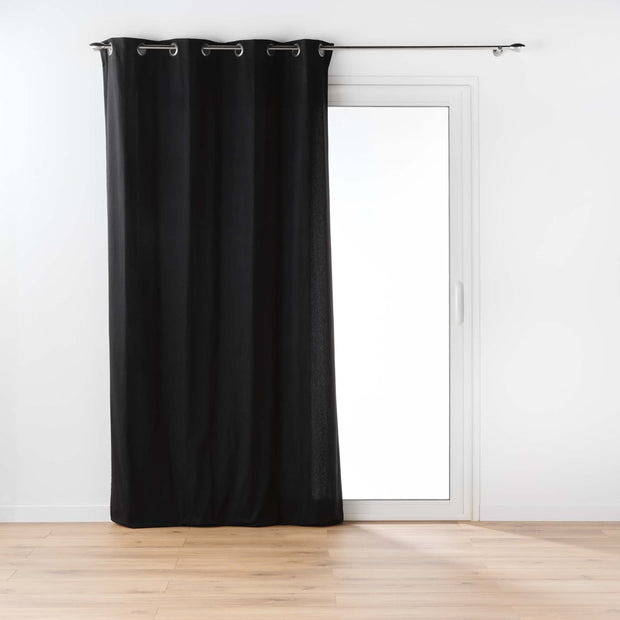 Draperie Twily Negru, 135 x 260 cm