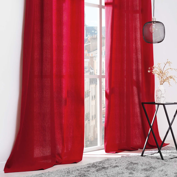 U10 Draperie Twily Rosu, 135 x 260 cm