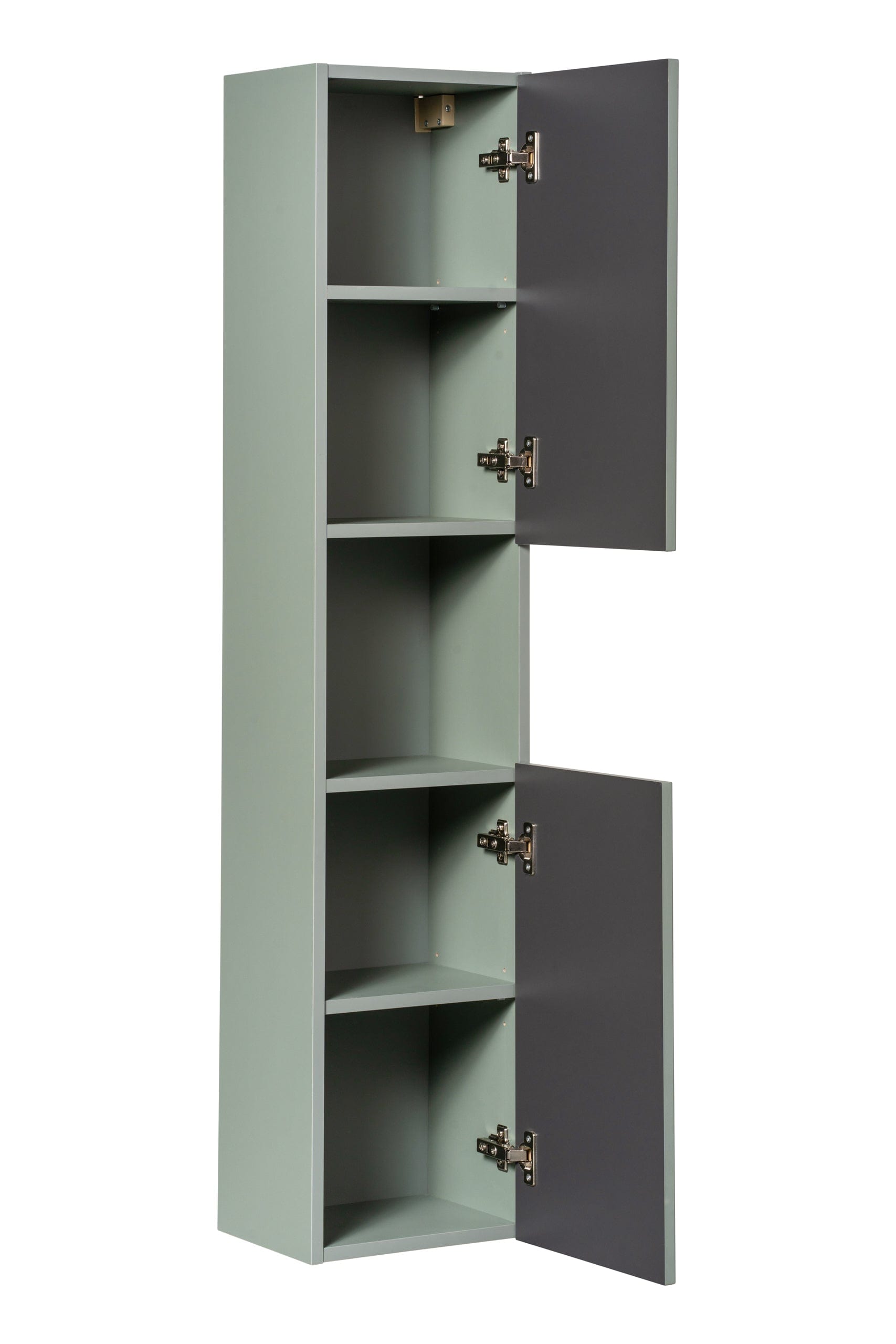 Dulap baie inalt cu 2 usi, Line Verde, l30xA25xH140 cm (2)