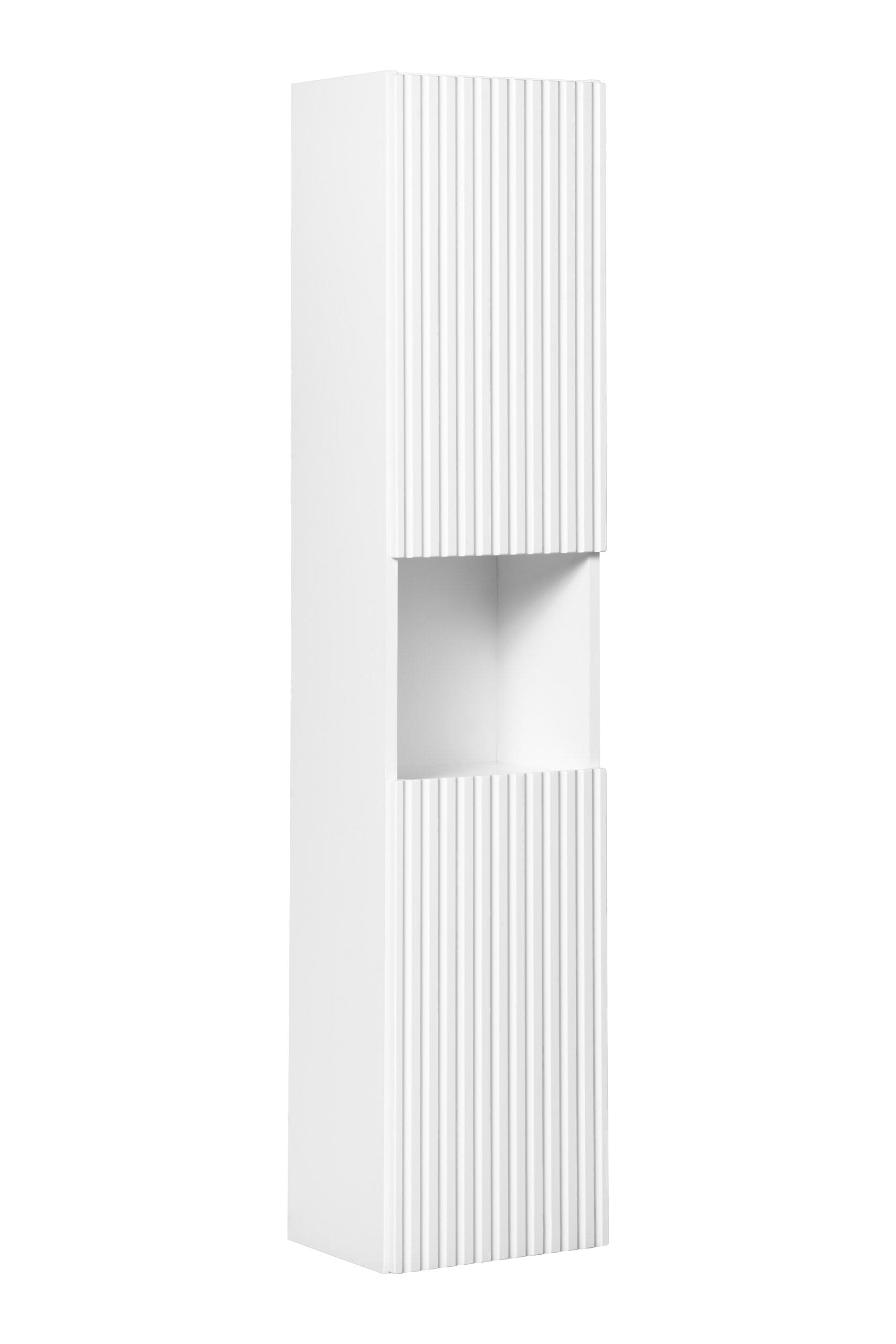 Dulap baie inalt cu 2 usi, Nova Alb, l30xA25xH140 cm