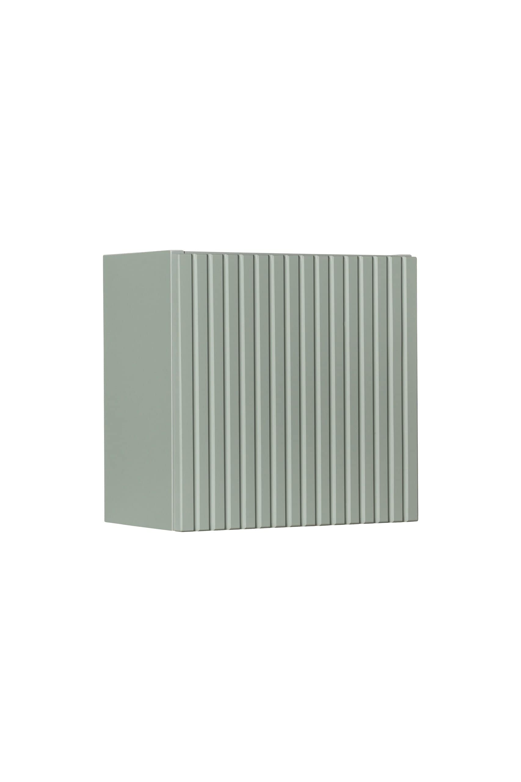 Dulap baie suspendat cu 1 usa, Line Verde, l30xA18,9xH30 cm