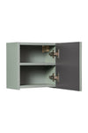 Dulap baie suspendat cu 1 usa, Line Verde, l30xA18,9xH30 cm (2)
