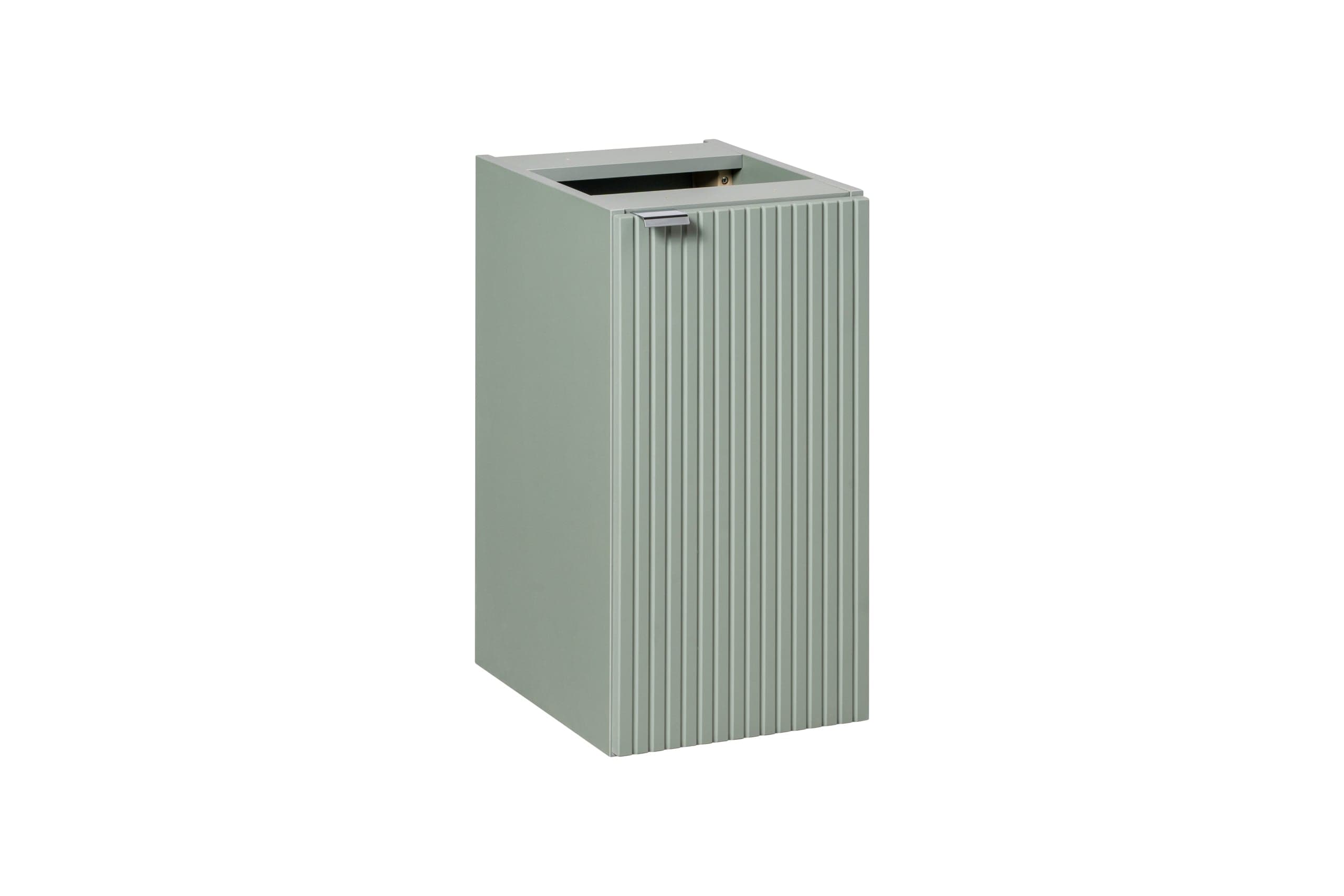 Dulap baie suspendat cu 1 usa, Line Verde, l30xA39xH57 cm