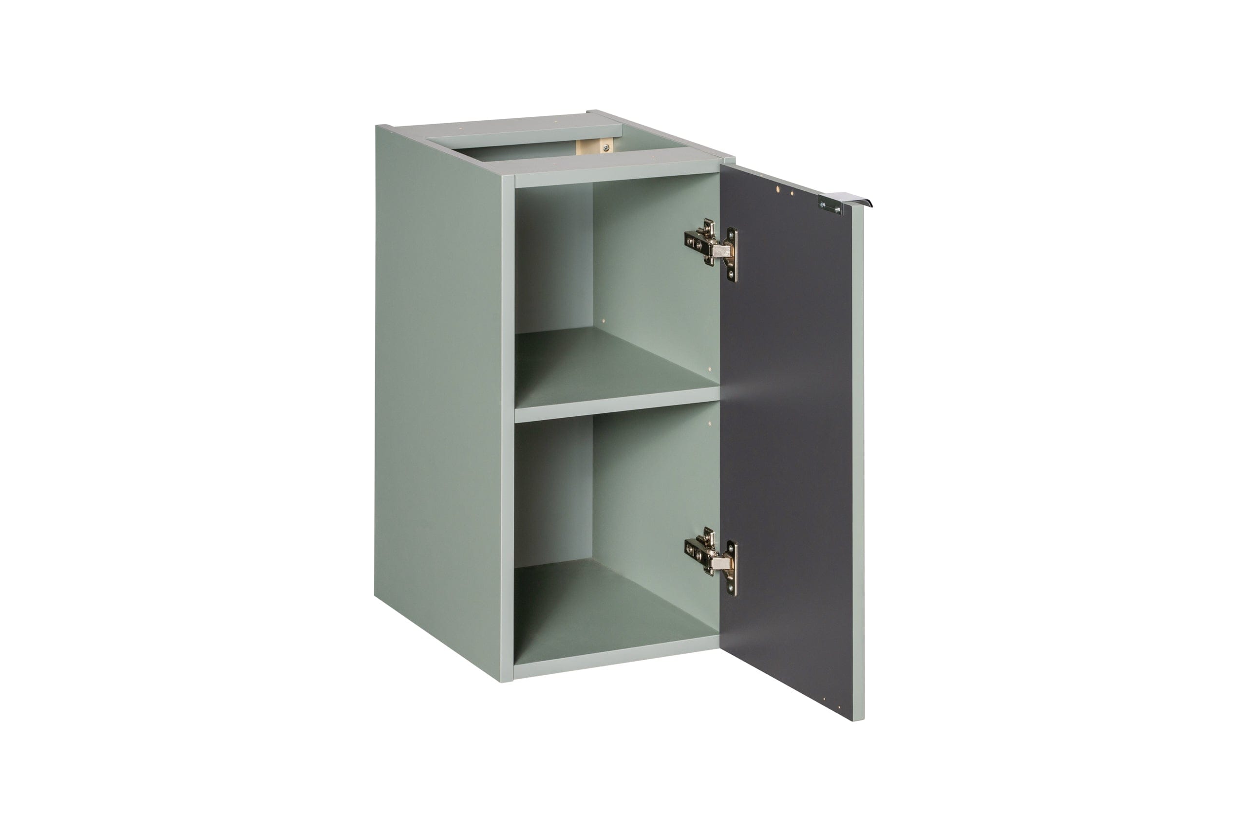 Dulap baie suspendat cu 1 usa, Line Verde, l30xA39xH57 cm (2)