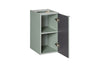 Dulap baie suspendat cu 1 usa, Line Verde, l30xA39xH57 cm (2)