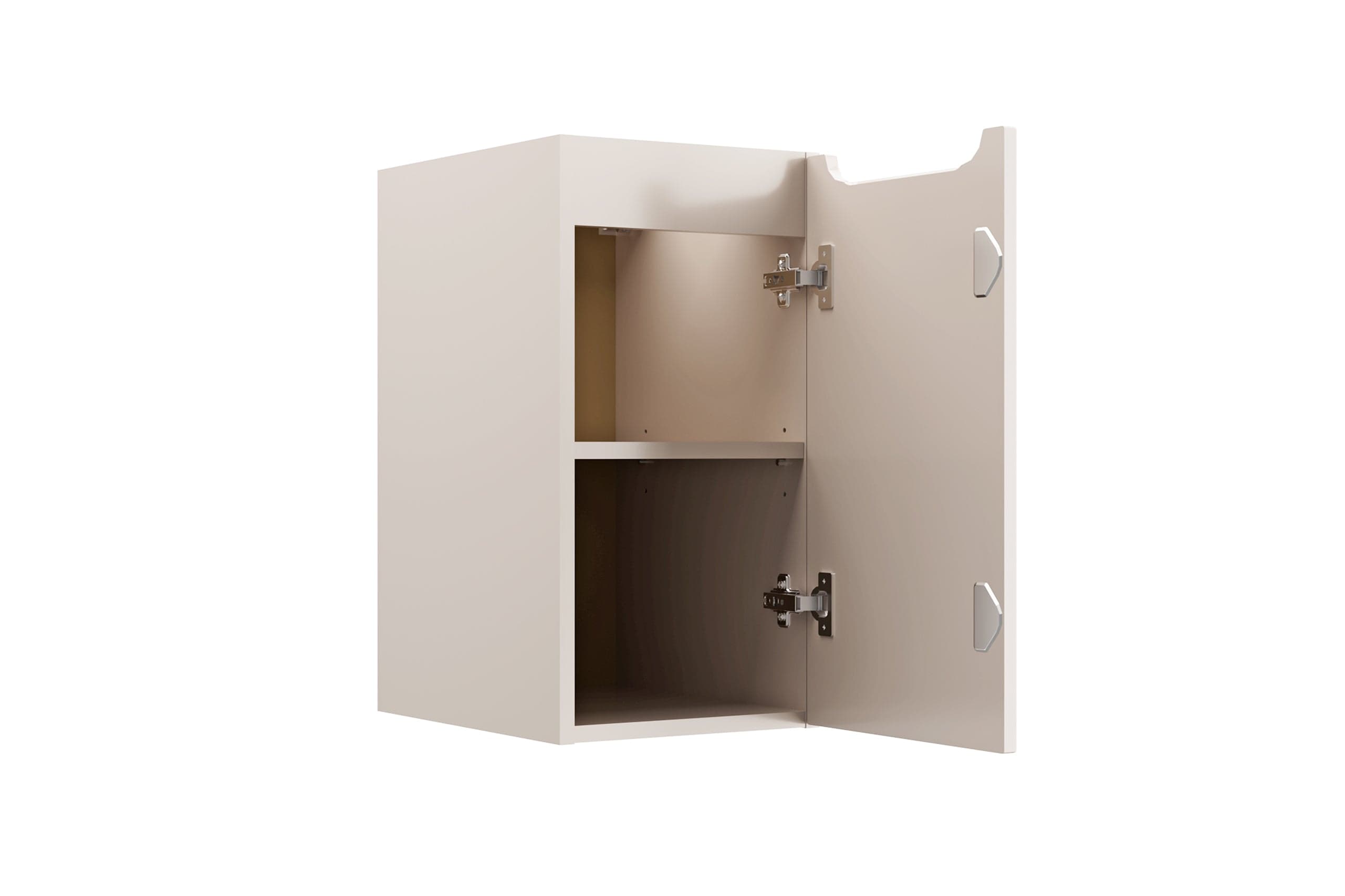 Dulap baie suspendat cu 1 usa, Nova Bej, l30xA39xH57 cm (2)