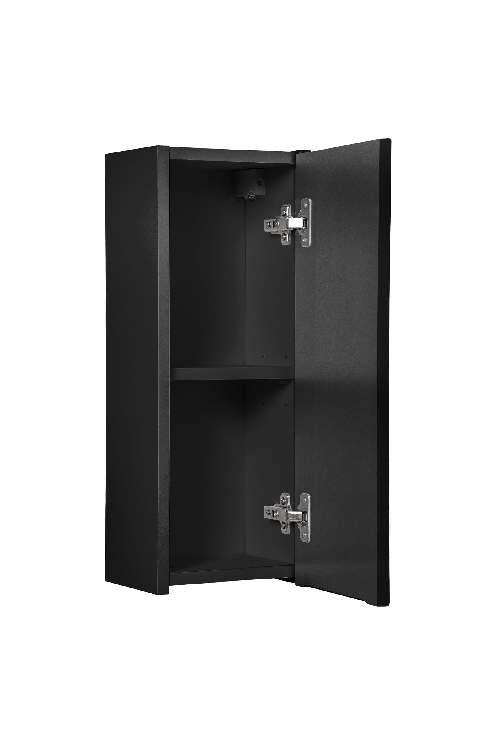 Dulap baie suspendat cu 1 usa, Nova Negru, l20xA18,9xH57 cm (2)