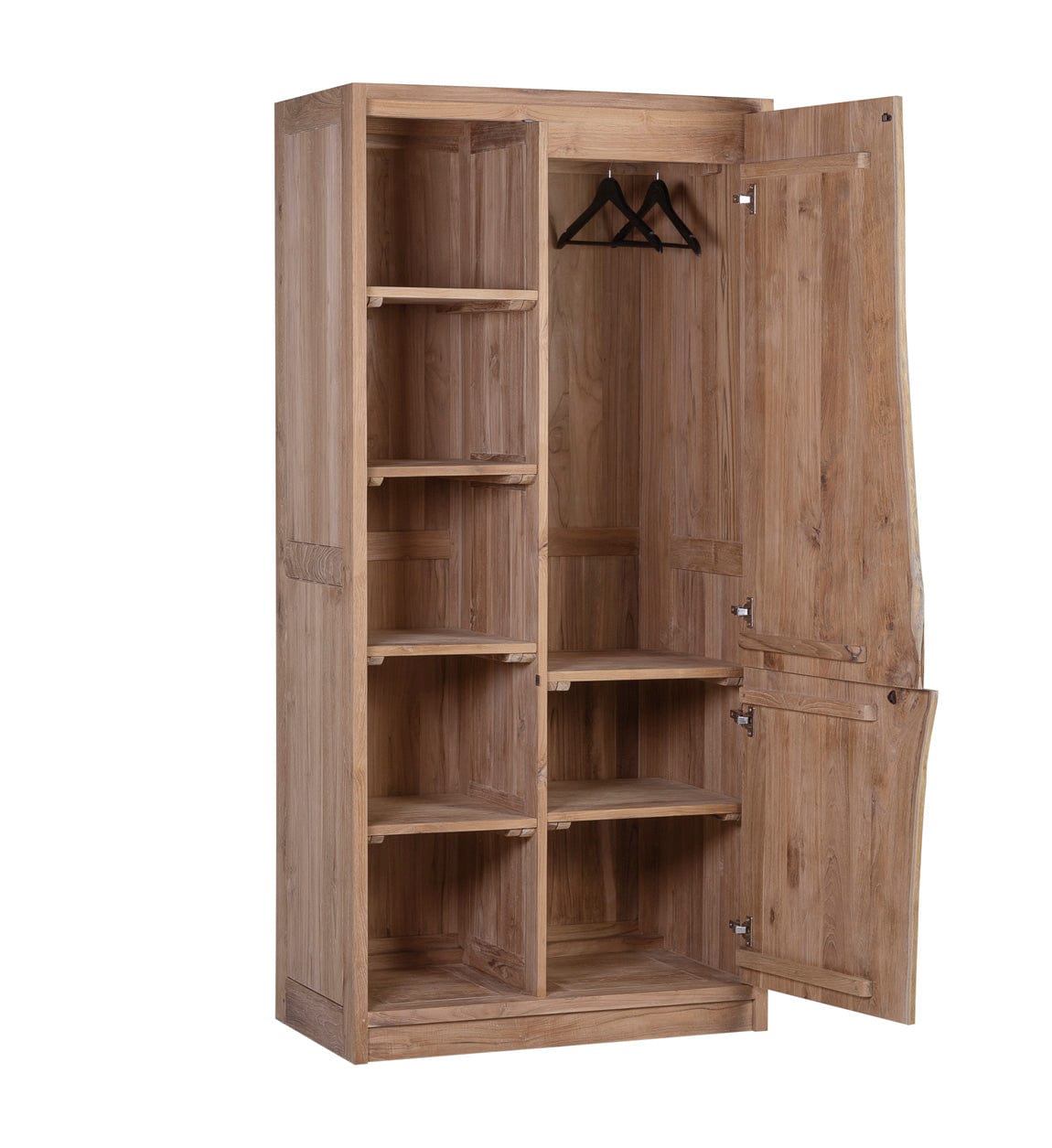 Moycor Dulap din lemn, cu 2 usi, Atlanta Natural, l90xA50xH190 cm