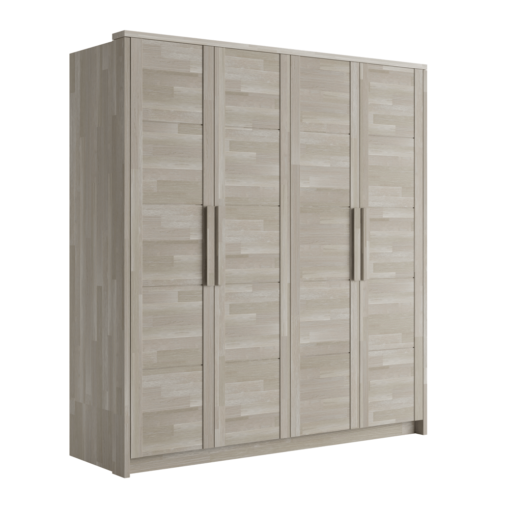 Olivia Living Dulap din lemn cu 4 usi, Timo 4T WG Stejar Sonoma, l203xA65xH220 cm