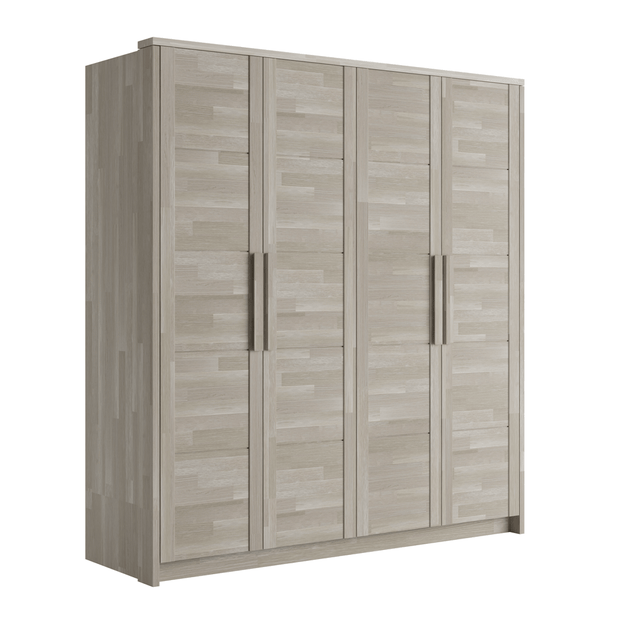 Olivia Living Dulap din lemn cu 4 usi, Timo 4T WG Stejar Sonoma, l203xA65xH220 cm