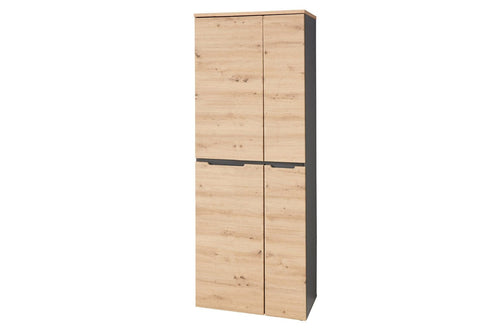 Szynaka Dulap din MDF cu 2 usi Brego 01 Stejar Artisan, l75xA38xH197 cm